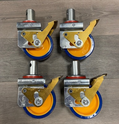 Set of 125mm Castors For Alloy Scaffold Tower